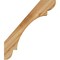 Ekena Millwork 6"W x 26"D x 30"H Olympic Rough Sawn Knee Brace, Western Red Cedar BRC06X26X30OLY00RWR - alternate 4